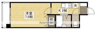 ソシア舟入【9階】の間取り