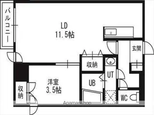 コリーナフォレスタ【2階】の間取り