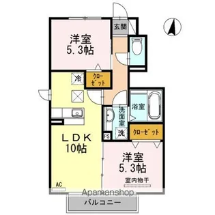 Amor Dens Ⅰ【1階】の間取り