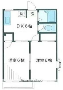 マイン高井戸【101号室】の間取り