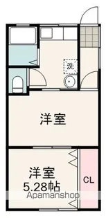 赤堀アパート【101号室】の間取り