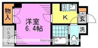 エルミタージュ東高円寺【6階】の間取り