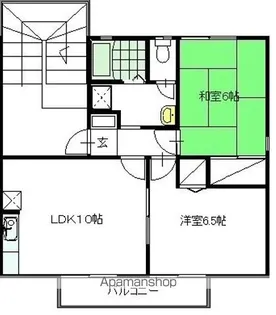 コンフォールYASU【2階】の間取り