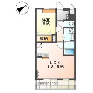 イレーヌ ミニョン【2階】の間取り