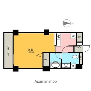 スクエア名駅南(メイエキミナミ)【3階】の間取り