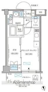 パークアクシス文京本郷【5階】の間取り