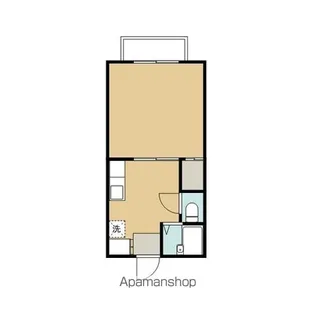 高島アパート【208号室】の間取り