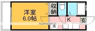 ユゲタマンション【2階】の間取り