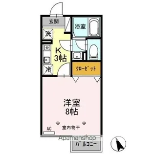 セジュール・イースト【2階】の間取り