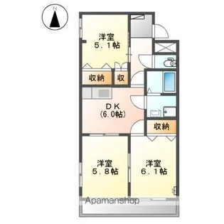 エトワール・K【2階】の間取り