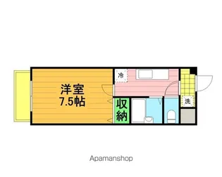 リヴェールマルシン【3階】の間取り