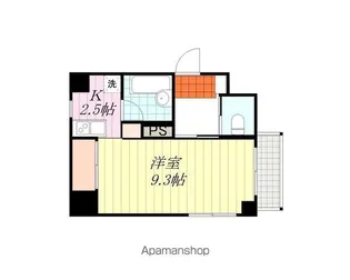 スリースターズマンション【403号室】の間取り
