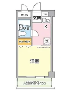 アベニール伊勢原【4階】の間取り
