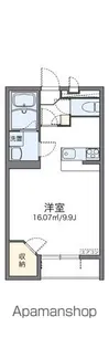 レオパレスカンタービレΑ2【2階】の間取り