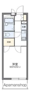 レオパレスサザンカ【2階】の間取り