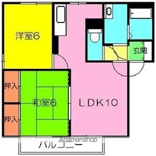 エミネンスSAKAI【2階】の間取り