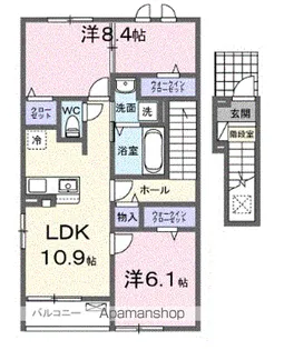 アーバンコート 西青山 南棟【2階】の間取り