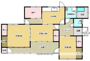 福島県福島市蓬莱町2丁目【一戸建】の間取り