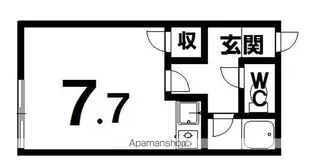 ハイツ聖【101号室】の間取り