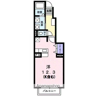 コルソ セレノ【1階】の間取り