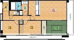 ロイヤルエイトコートⅡ【5階】の間取り