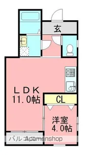 フェリーチェ香椎【2階】の間取り