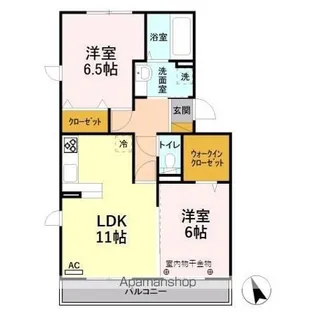 リヴィエール【2階】の間取り