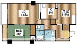 西大畑エルヴェ【2階】の間取り