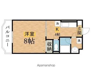 東京都八王子市寺田町【マンション】の間取り