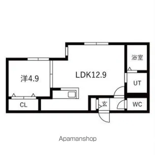 ERICE N27【303号室】の間取り