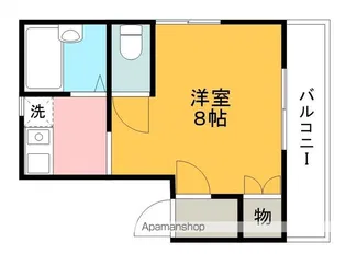 リバーサイド石橋【1階】の間取り