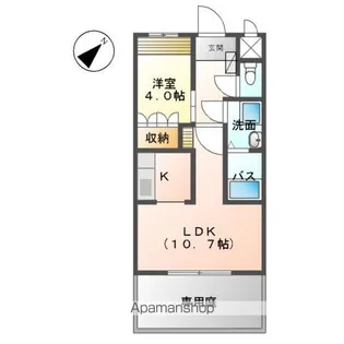 ルミナスハイム【105号室】の間取り