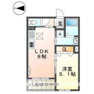 アウローラ本郷町【1階】の間取り