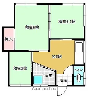 佐藤アパート【2階】の間取り