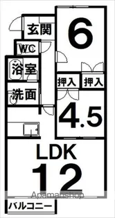 クレアコート【305号室】の間取り