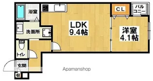 ヴェルデ堺中ビル【2階】の間取り