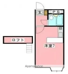 ベルピア北松戸第1ー3【201号室号室】の間取り