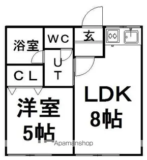 シティハイムベルウッド【202号室】の間取り
