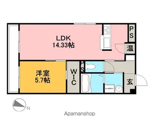 ファーストクラス寺尾【4階】の間取り