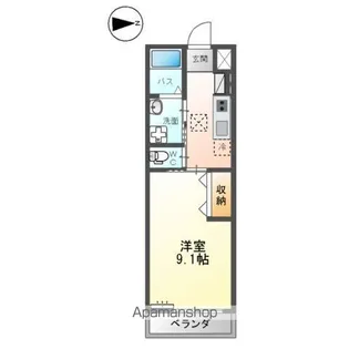 BOA SORTE(ぼあ そるて)【1階】の間取り