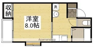 ヂュエルヤマサキA【2階】の間取り