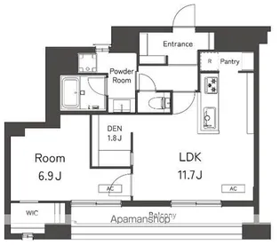 GRACE蔵前【8階】の間取り