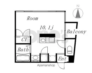 T−ステージ新栄【402号室】の間取り