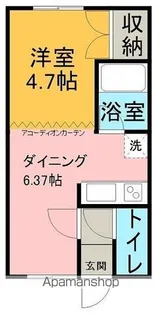 北海道網走市潮見8丁目【アパート】の間取り