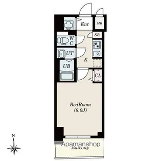 S-RESIDENCE栄east【2階】の間取り