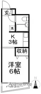 パールハイツ前島【1階】の間取り
