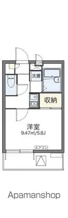 レオパレスサンシャイン【3階】の間取り