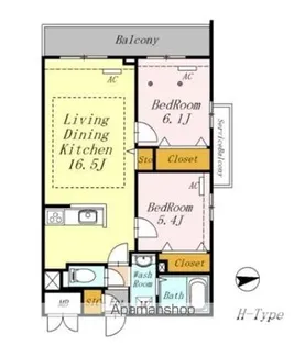 AZALETY上北沢【2階】の間取り