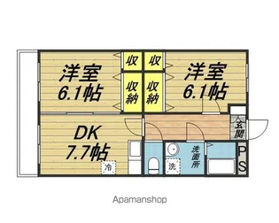 クローバー【305号室】の間取り