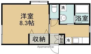 ハイムグランツェ【1階】の間取り